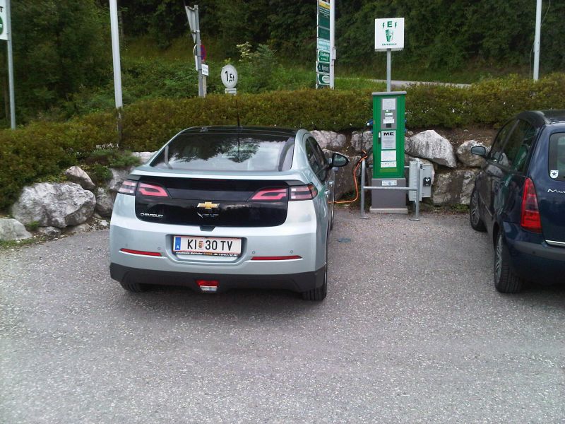 E-Tankstelle am Golfplatz